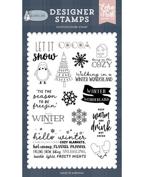 Echo Park Bring On The Cozy Designer Stamps (WTL333043) (DISCONTINUED)