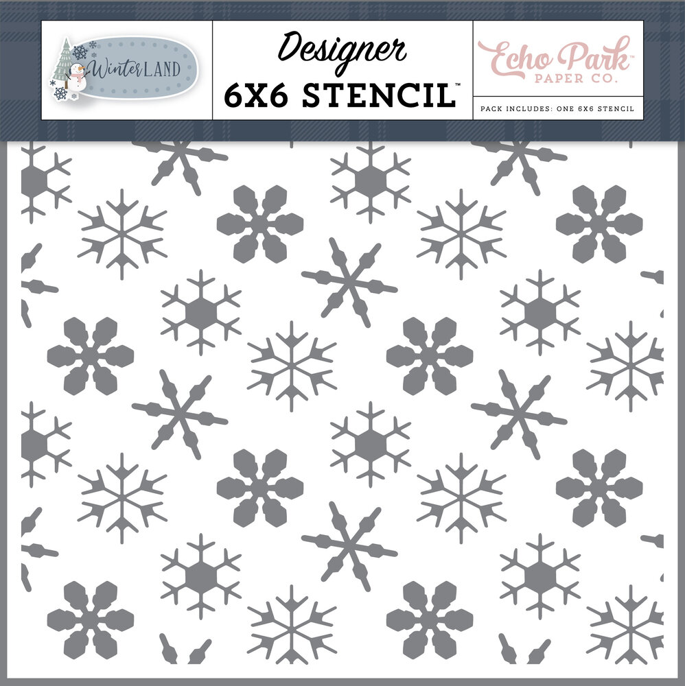Echo Park Winter Wishes Snowflakes Stencil (WTL333034) (DISCONTINUED) Echo Park Winter Wishes Snowflakes Stencil (WTL333034) (DISCONTINUED)