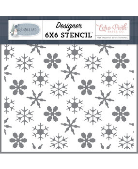 Echo Park Winter Wishes Snowflakes Stencil (WTL333034) (DISCONTINUED) Echo Park Winter Wishes Snowflakes Stencil (WTL333034) (DISCONTINUED)