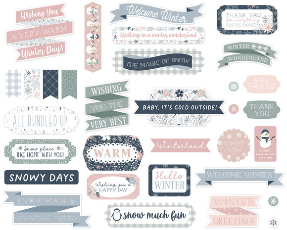 Echo Park Winterland Titles & Phrases (WTL333032) (OUTLET)