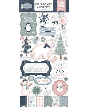 Echo Park Winterland Chipboard Accents (WTL333021) (OUTLET)