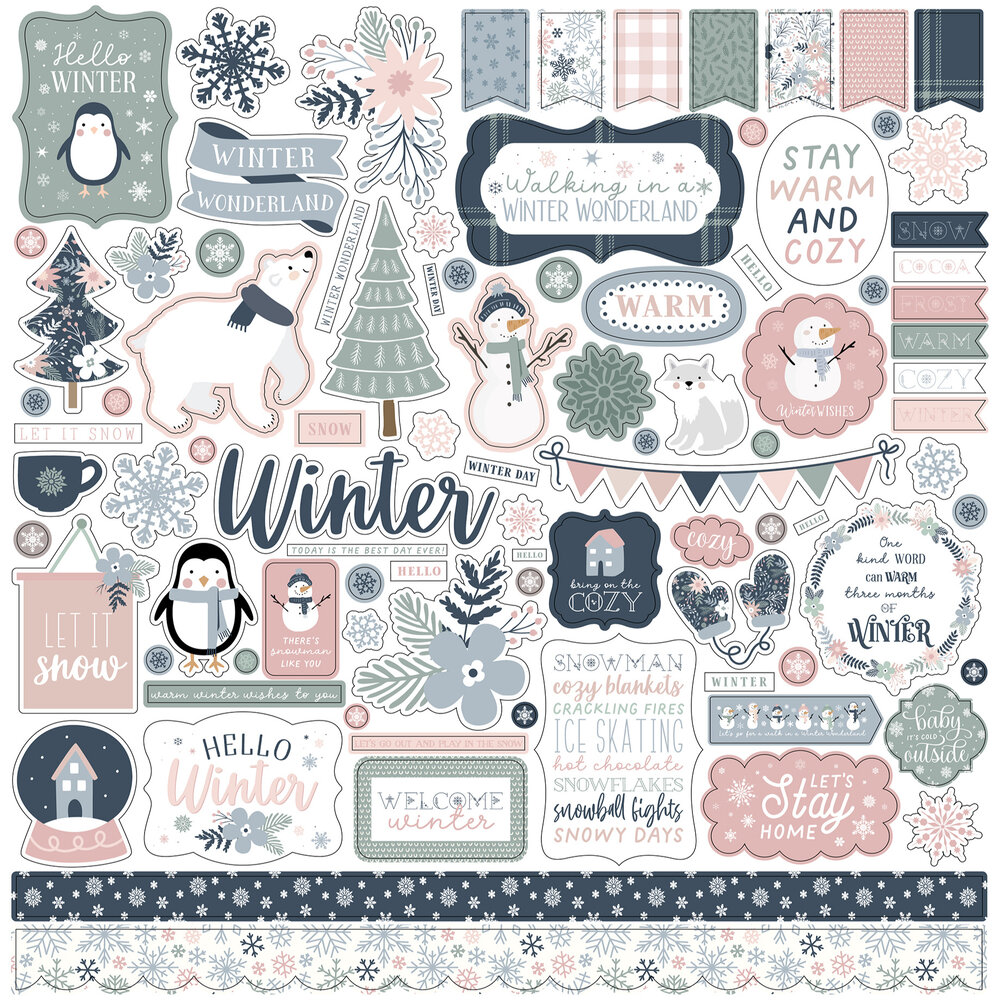 Echo Park Winterland 12x12 Inch Collection Kit (WTL333016) Echo Park Winterland 12x12 Inch Collection Kit (WTL333016)