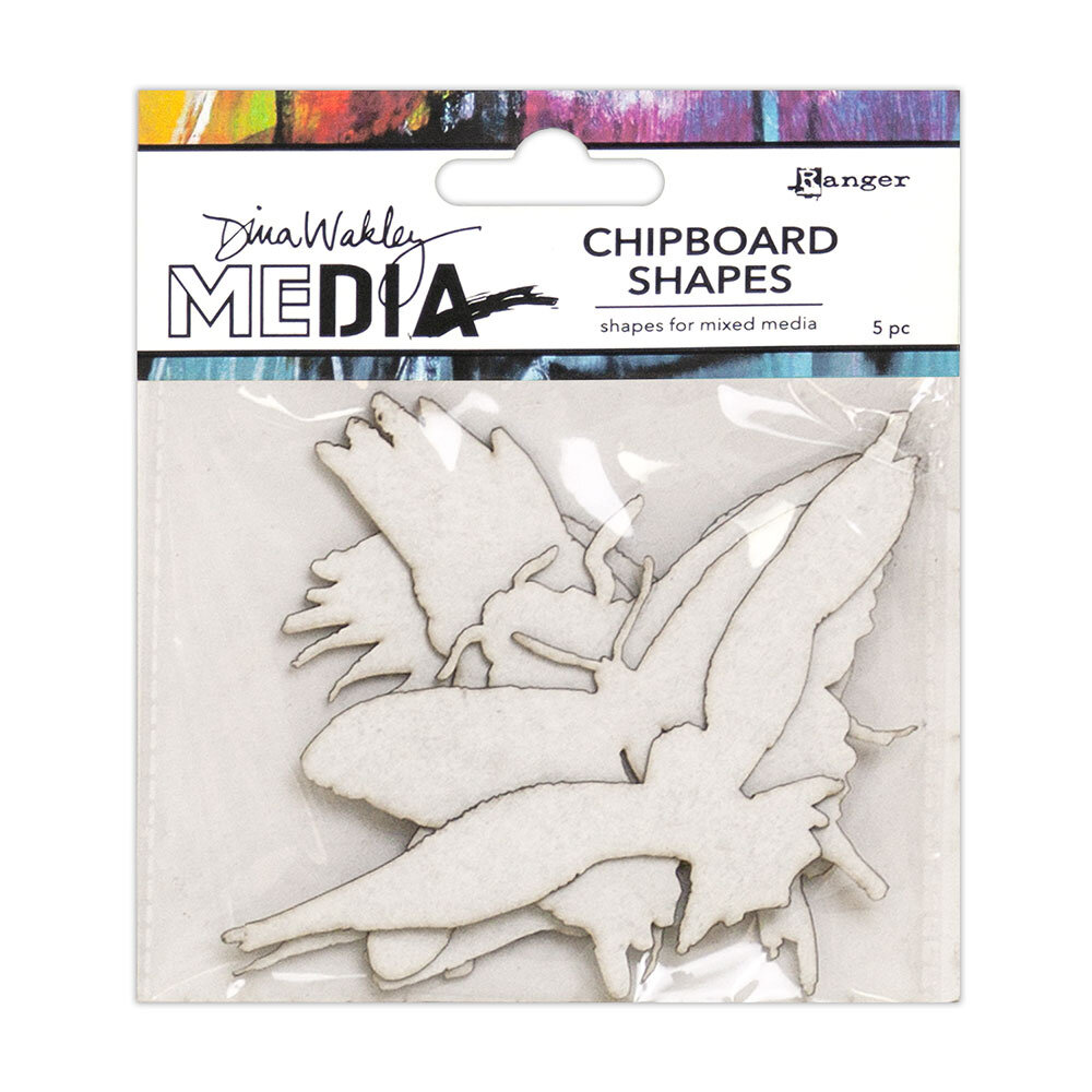 Ranger Dina Wakley MEdia Chipboard Shapes Flying (MDA69270) (DISCONTINUED) Ranger Dina Wakley MEdia Chipboard Shapes Flying (MDA69270) (DISCONTINUED)