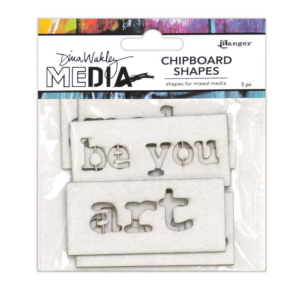 Ranger Dina Wakley MEdia Chipboard Shapes Words (MDA69294) (DISCONTINUED) Ranger Dina Wakley MEdia Chipboard Shapes Words (MDA69294) (DISCONTINUED)