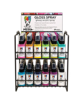 Ranger Dina Wakley MEdia Gloss Sprays - Header Card (HDR71884) Ranger Dina Wakley MEdia Gloss Sprays - Header Card (HDR71884)