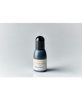 Tsukineko Delicata Pigment Inker Black Shimmer 15ml (RC-000-382)
