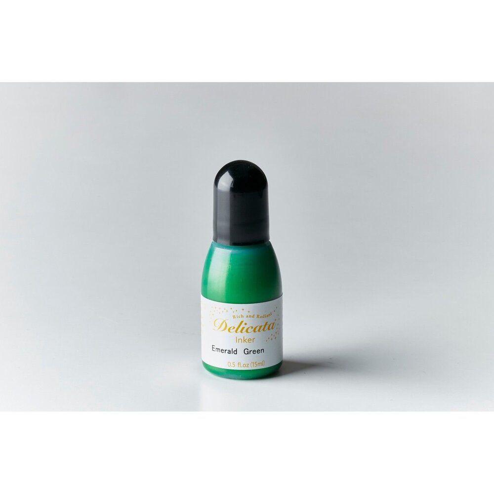 Tsukineko Delicata Pigment Inker Emerald Green 15ml (RC-000-321) Tsukineko Delicata Pigment Inker Emerald Green 15ml (RC-000-321)
