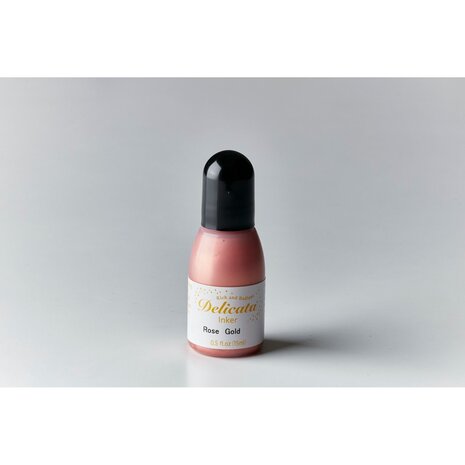 Tsukineko Delicata Pigment Inker Rose Gold 15ml (RC-000-357) Tsukineko Delicata Pigment Inker Rose Gold 15ml (RC-000-357)