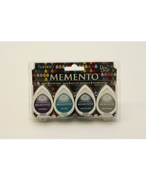Tsukineko Memento Dew Drops Dolphin Play (4pcs) (MD-100-018) Tsukineko Memento Dew Drops Dolphin Play (4pcs) (MD-100-018)