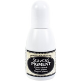 Tsukineko StazOn Pigment Inker Piano Black 15ml (RZ-PIG-031)