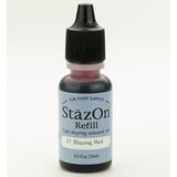 Tsukineko StazOn Refill Blazing Red 15ml (RZ-000-021)