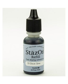 Tsukineko StazOn Refill Dove Gray 15ml (RZ-000-033) Tsukineko StazOn Refill Dove Gray 15ml (RZ-000-033)