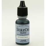 Tsukineko StazOn Refill Forest Green 15ml (RZ-000-099)