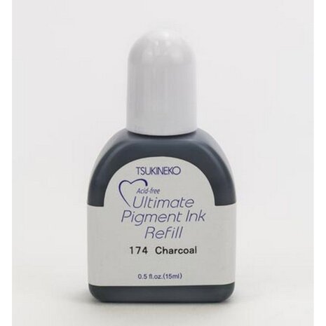 Tsukineko VersaColor Refill Charcoal 15ml (VCR-000-174) Tsukineko VersaColor Refill Charcoal 15ml (VCR-000-174)