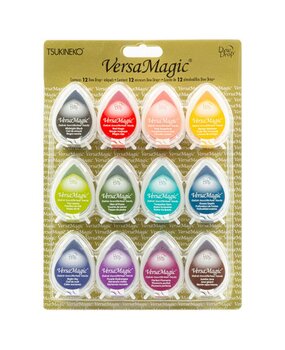 Tsukineko VersaMagic Dew Drops Happy Days (12pcs) (GD-012-001)