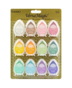 Tsukineko VersaMagic Dew Drops Spring Flowers (12pcs) (GD-012-002)