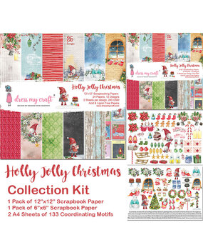 Dress My Craft Holly Jolly Christmas Collection Kit (DMCP7404) (OUTLET)