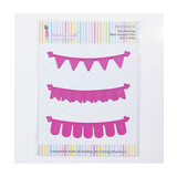 Dress My Craft Cutting Die Basic Designer Cute Buntings (DMCD6116) (OUTLET)