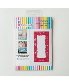 Dress My Craft Slimeline Die Flourish Mini (DMCD6809) (OUTLET)