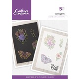 Crafter's Companion Shimmer Watercolour Clear Stamp With Love (CC-IST-CA-ST-WILO) (OUTLET)