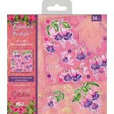 Crafter's Companion Fabulous Fuchsia 6x6 Inch Decoupage Pad (NGA-FF-DPAD6) (OUTLET)
