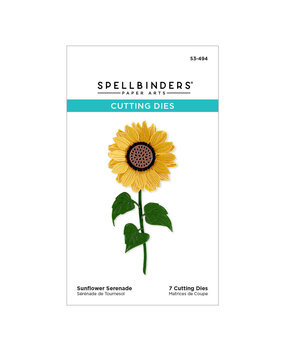 Spellbinders Sunflower Serenade Etched Dies (S3-494) Spellbinders Sunflower Serenade Etched Dies (S3-494)