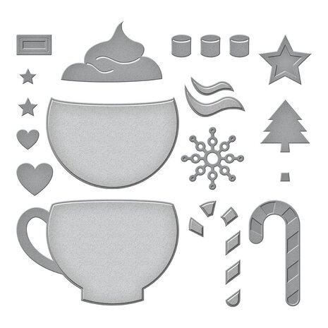 Spellbinders Merry Mug Creations Etched Dies (S4-1311) Spellbinders Merry Mug Creations Etched Dies (S4-1311)