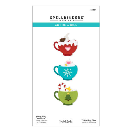 Spellbinders Merry Mug Creations Etched Dies (S4-1311) Spellbinders Merry Mug Creations Etched Dies (S4-1311)
