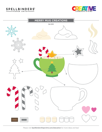 Spellbinders Merry Mug Creations Etched Dies (S4-1311) Spellbinders Merry Mug Creations Etched Dies (S4-1311)