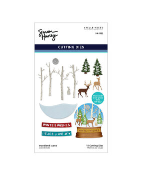 Spellbinders Woodland Scene Etched Dies (S4-1322) (DISCONTINUED)
