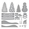 Spellbinders Snowman Scene Etched Dies (S4-1324) (OUTLET) Spellbinders Snowman Scene Etched Dies (S4-1324) (OUTLET)