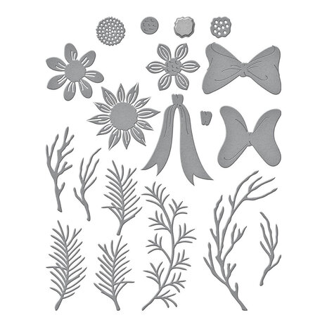Spellbinders Build-A-Wreath Etched Dies (S5-595) Spellbinders Build-A-Wreath Etched Dies (S5-595)