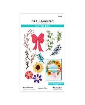 Spellbinders Build-A-Wreath Etched Dies (S5-595) Spellbinders Build-A-Wreath Etched Dies (S5-595)