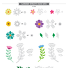 Spellbinders Garden Wreath Add-Ons Etched Dies (S5-598) Spellbinders Garden Wreath Add-Ons Etched Dies (S5-598)
