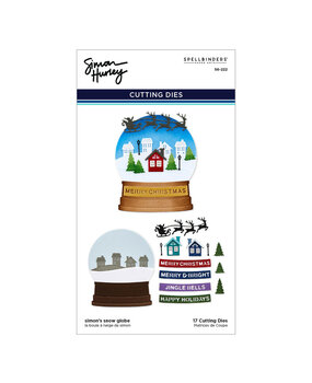 Spellbinders Simon's Snow Globe Etched Dies (S6-222)