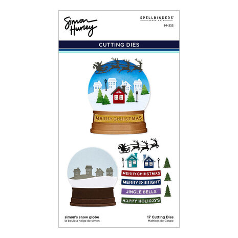 Spellbinders Simon's Snow Globe Etched Dies (S6-222)