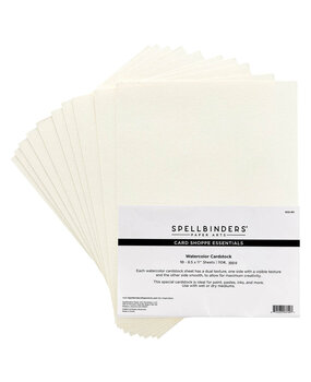 Spellbinders Watercolor Cardstock 8.5x11 Inch (10pcs) (SCS-311) (DISCONTINUED)