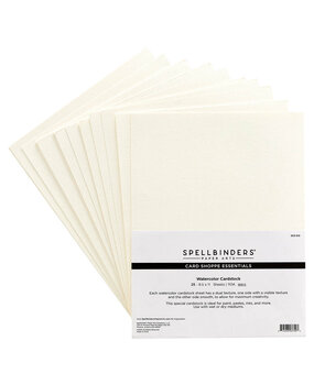 Spellbinders Watercolor Cardstock 8.5x11 Inch (25pcs) (SCS-312) (DISCONTINUED) Spellbinders Watercolor Cardstock 8.5x11 Inch (25pcs) (SCS-312) (DISCONTINUED)