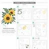 Spellbinders Layered Sunflower Stencil (STN-071) (OUTLET) Spellbinders Layered Sunflower Stencil (STN-071) (OUTLET)