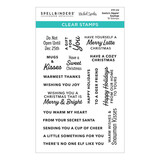 Spellbinders Santa’s Sippin’ Sayings Clear Stamp Set (STP-212) (OUTLET)