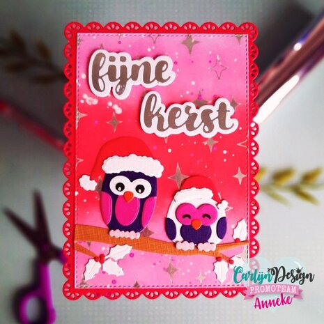 CarlijnDesign Hot Foil Fijne Kerst (CDHF-0043) (DISCONTINUED) CarlijnDesign Hot Foil Fijne Kerst (CDHF-0043) (DISCONTINUED)