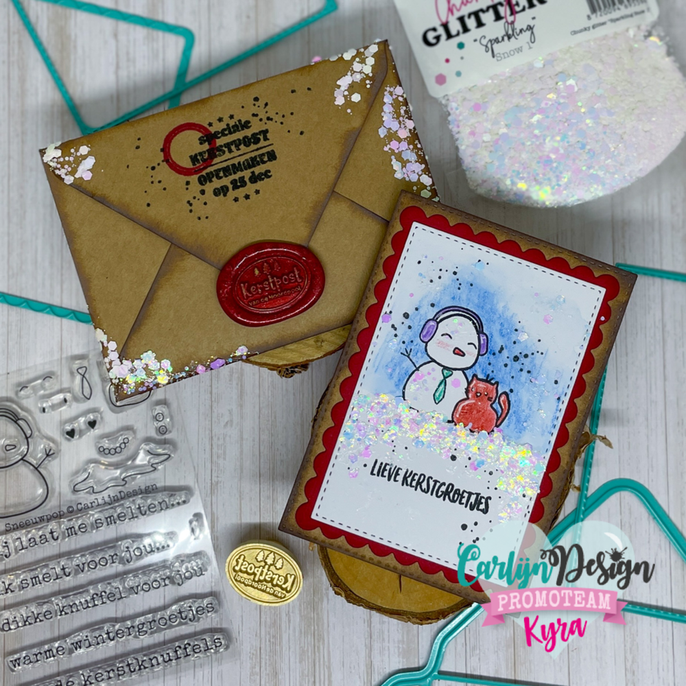 CarlijnDesign Wax Seal Stamp Kerstpost Ovaal (CDWX-0024) (DISCONTINUED) CarlijnDesign Wax Seal Stamp Kerstpost Ovaal (CDWX-0024) (DISCONTINUED)