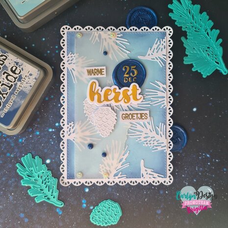 CarlijnDesign Wax Seal Stamp 25DEC (CDWX-0025) (DISCONTINUED) CarlijnDesign Wax Seal Stamp 25DEC (CDWX-0025) (DISCONTINUED)