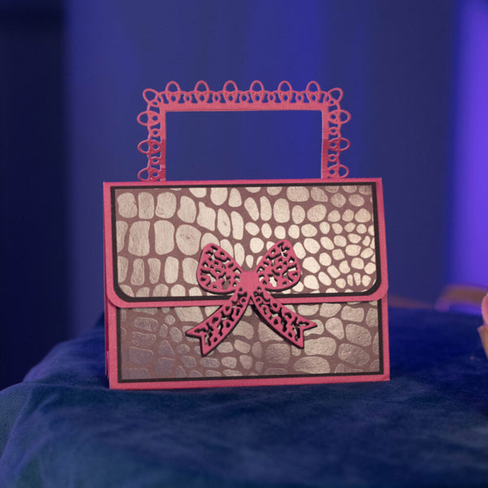 Crafter's Companion Wild at Heart 3D Embossing Folder Purfect Print (SIG-WAH-3D-EF5-PUP) (OUTLET)