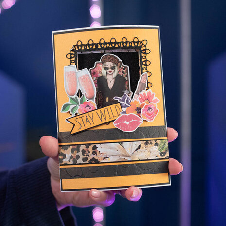 Crafter's Companion Wild at Heart Clear Stamp Stay Wild (SIG-WAH-CA-ST-STW) (OUTLET)