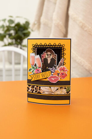 Crafter's Companion Wild at Heart Clear Stamp Stay Wild (SIG-WAH-CA-ST-STW) (OUTLET)