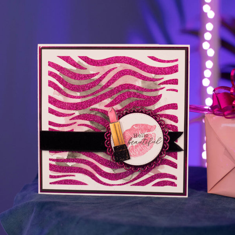 Crafter's Companion Wild at Heart Embossing Folder Roar (SIG-WAH-EF5-ROA) (OUTLET)