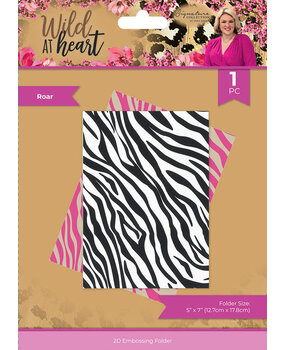 Crafter's Companion Wild at Heart Embossing Folder Roar (SIG-WAH-EF5-ROA) (OUTLET)