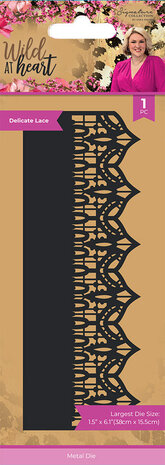 Crafter's Companion Wild at Heart Metal Die Delicate Lace (SIG-WAH-MD-DELL) (OUTLET)