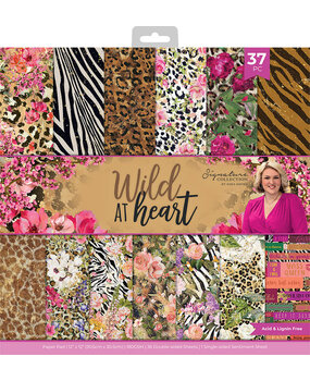 Crafter's Companion Wild at Heart 12x12 Inch Paper Pad (SIG-WAH-PAD12) (DISCONTINUED)